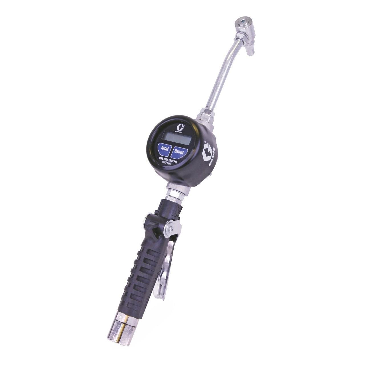 EM8 Electronic Manual Gear Lube Meter - Rigid Extension - 1/2 in. (13 mm) Inlet - NPT