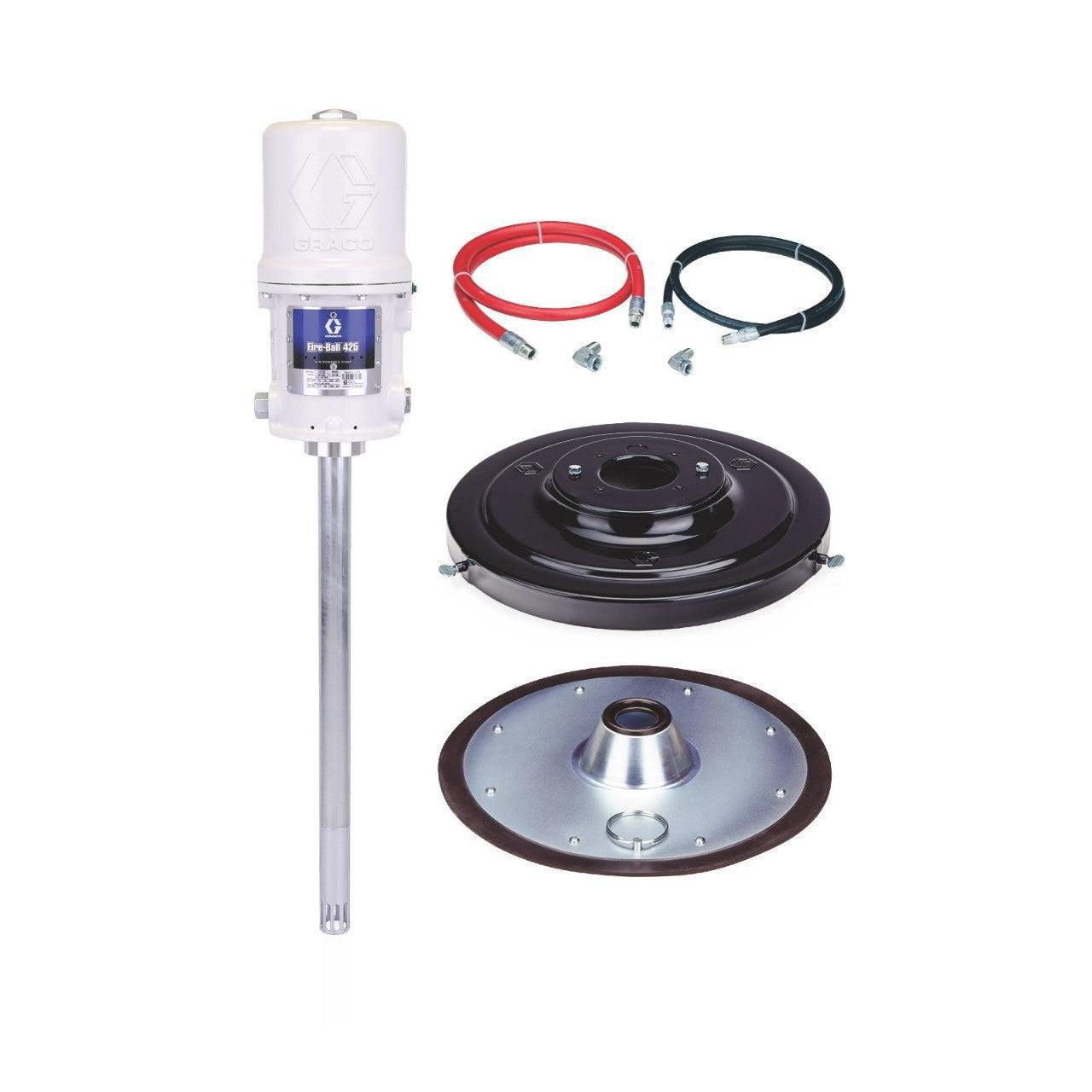Fire-Ball¬Æ 425 Series 75:1 120 lb. (54 kg) 1/2 in. x 6 ft. Grease Pump Stationary Cover-Mount Package