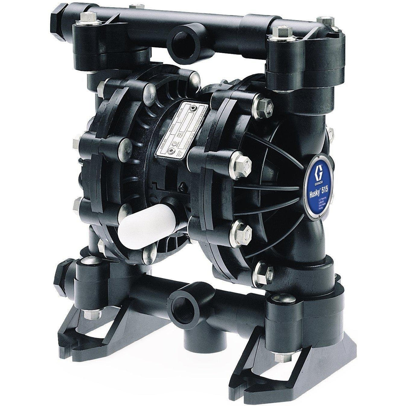 Graco 243669 Husky 515 Series Air-Operated Double Diaphragm Transfer Pump For 50/50 Windshield Wash Solution, Water, Anti-Freeze - Fireball Equipment Ltd.