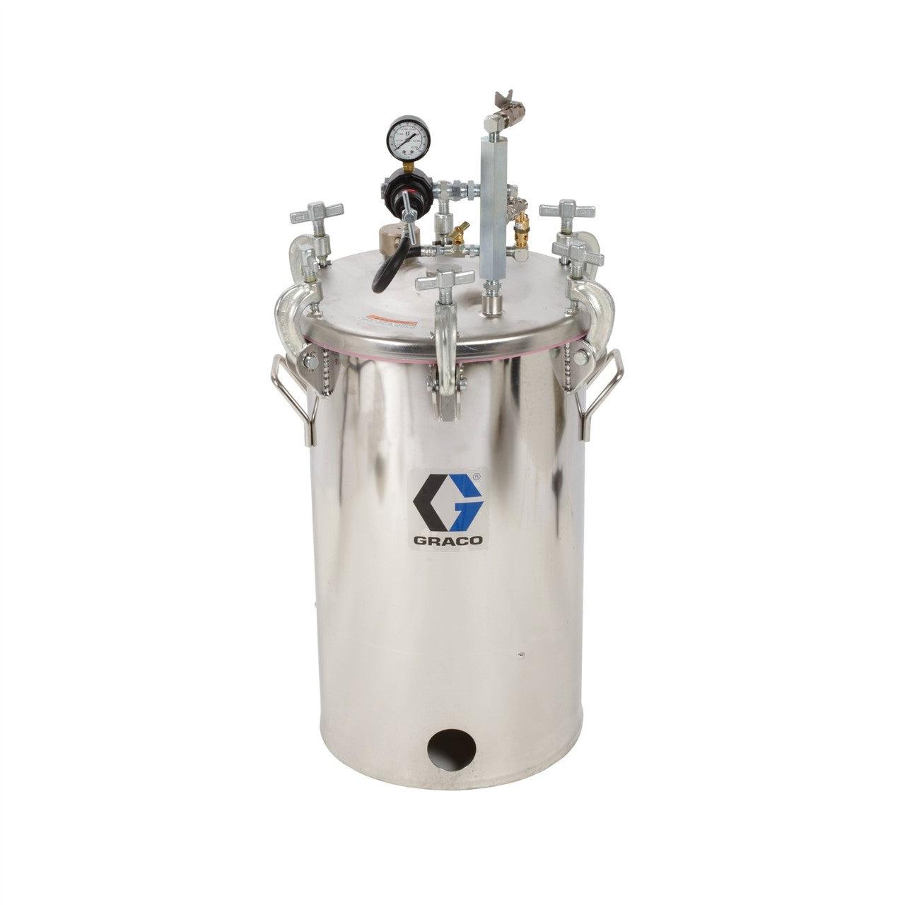 10 Gallon High Pressure Stainless Steel Tank, without agitator
