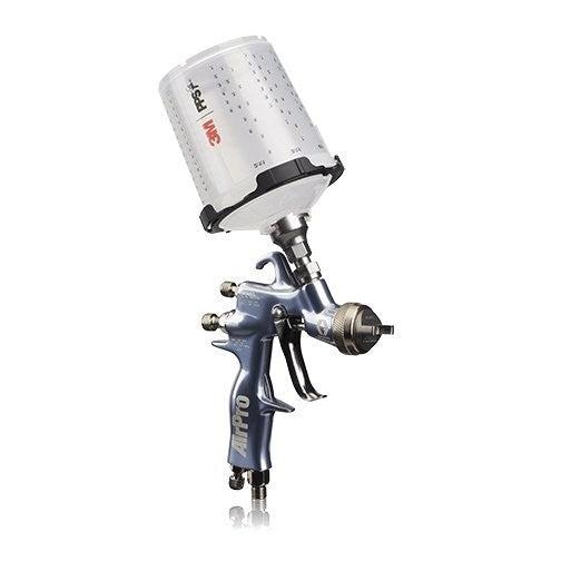 AirPro Air Spray Gravity Feed Gun, Compliant, 0.055 inch (1.4 mm) Nozzle, 3M PPS Cup