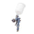 AirPro Air Spray Gravity Feed Gun, Compliant, 0.055 inch (1.4 mm) Nozzle, Plastic Gravity Cup