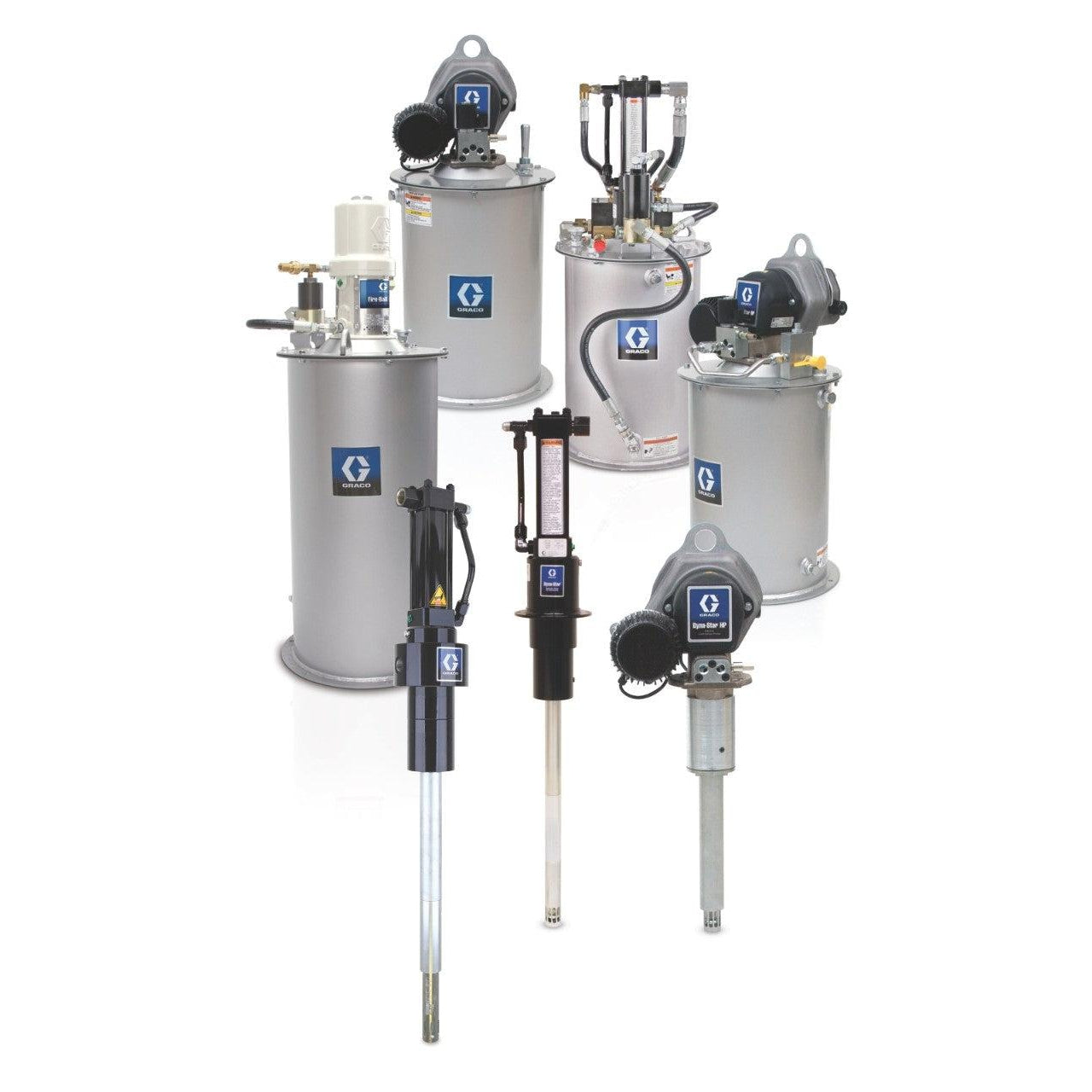 Electric Dyna-Star® HP Pump System, Dip Stick, 90/120 lb (55 kg). Reservoir