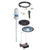 Fire-Ball® 300 Series 50:1 120 lb. (54 kg) Grease Pump - Portable Package with 2-Wheel Cart