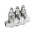GL-42™ Oil Injector, Carbon Steel, 3 Injector Manifold, 1/8 in. BSPP x 6 mm