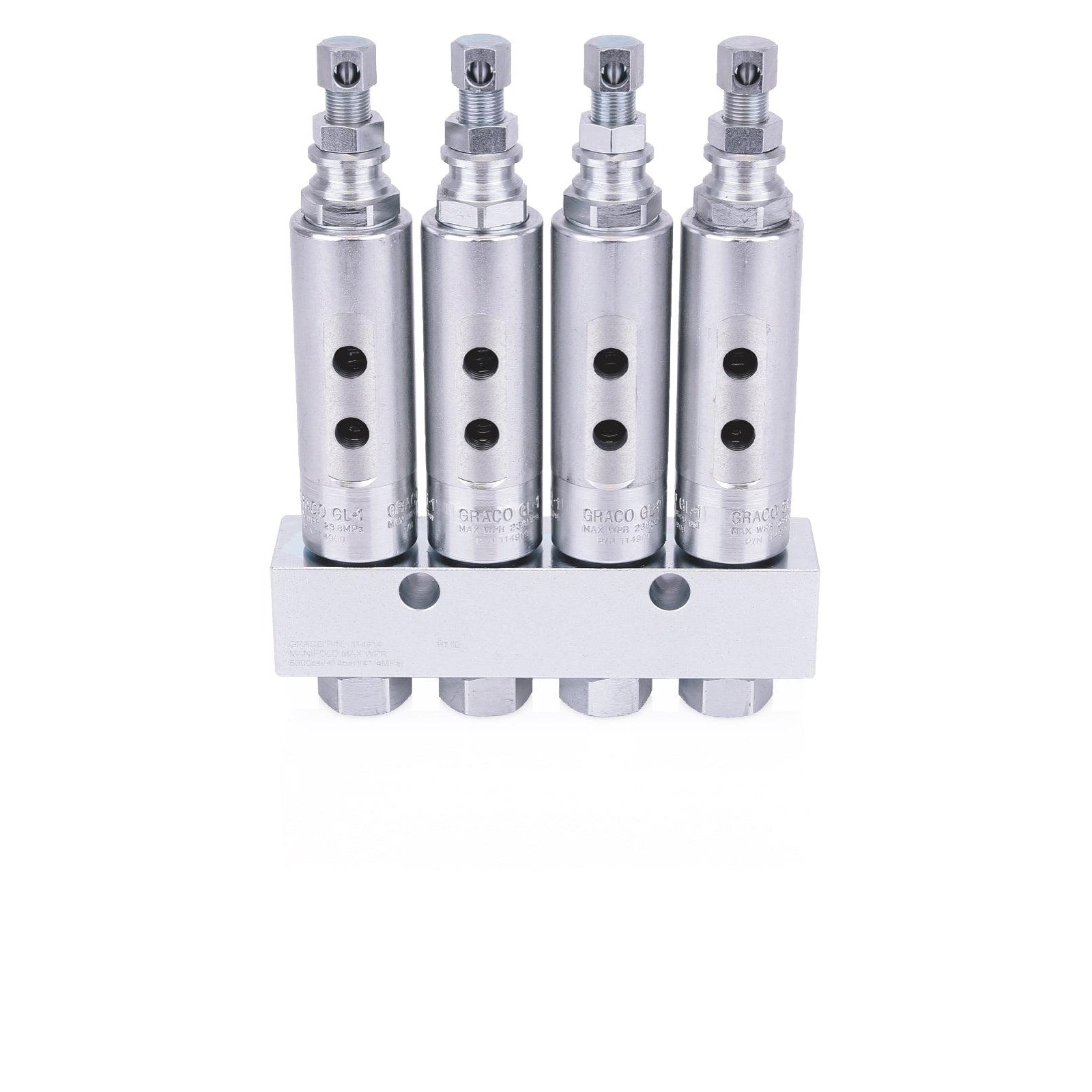 Graco GL-1. GL-1 Grease Injectors - 4 Injectors and Manifold