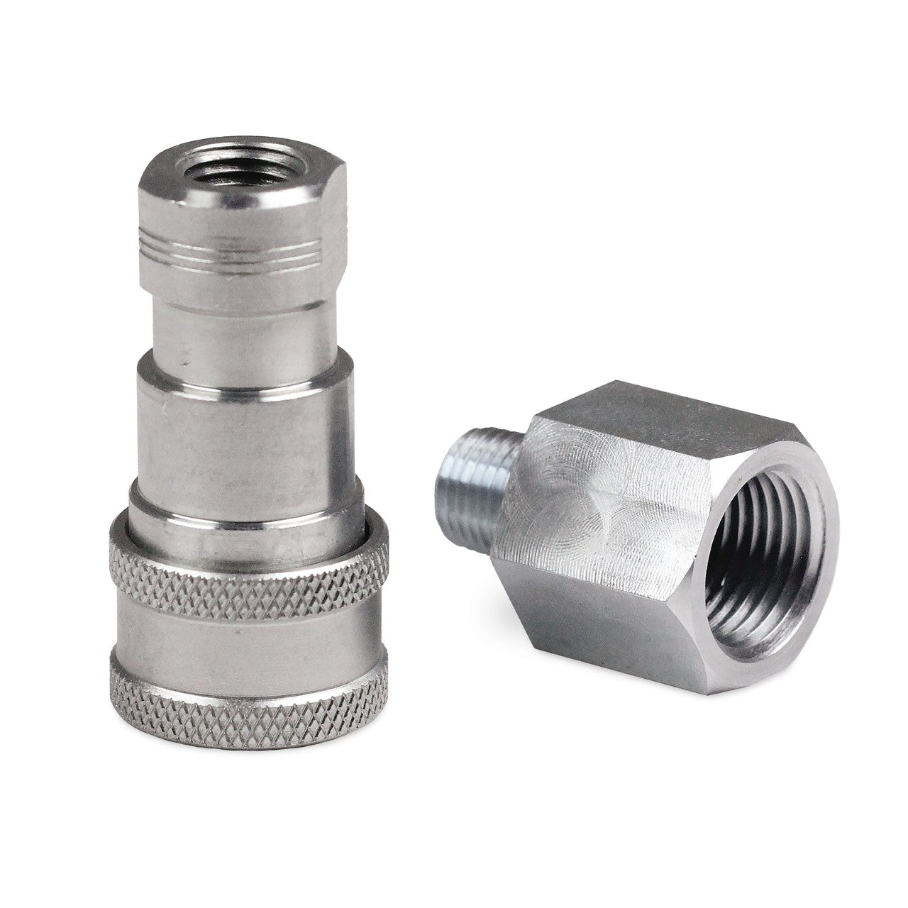 High Capacity Fill Coupler - 1/4 inch QD Female by 1/4 inch NPT Female