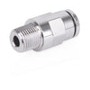 CSP Outlet Fitting - G-Lock Push-To-Connect Stud - 1/4 inch Hose Stud x 1/8 inch NPT male straight, 2000 psi