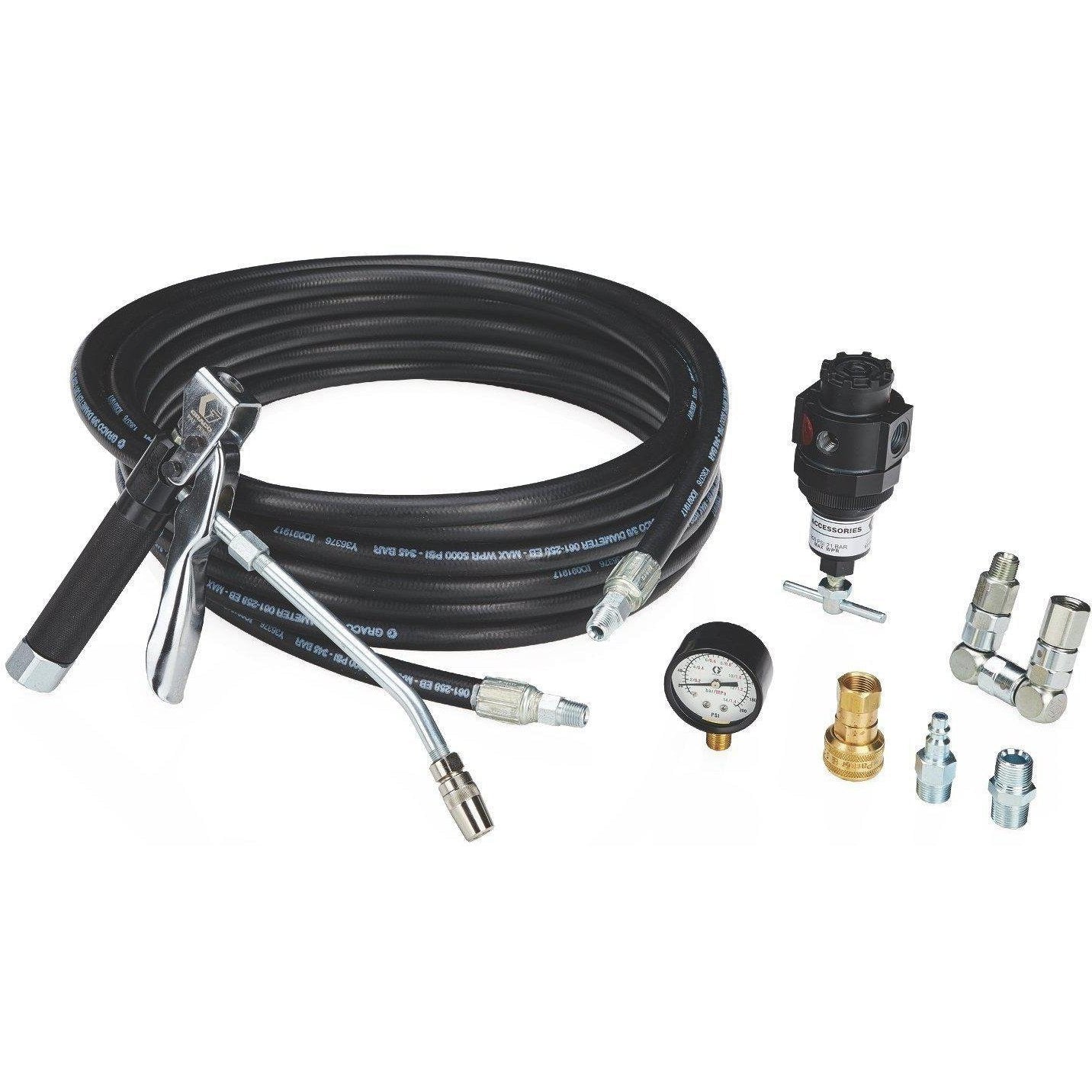 Graco 222081 Dispense Kit For Fireball 300 15:1 Grease Pump Packages - 25Ft Hose - Fireball Equipment Ltd.