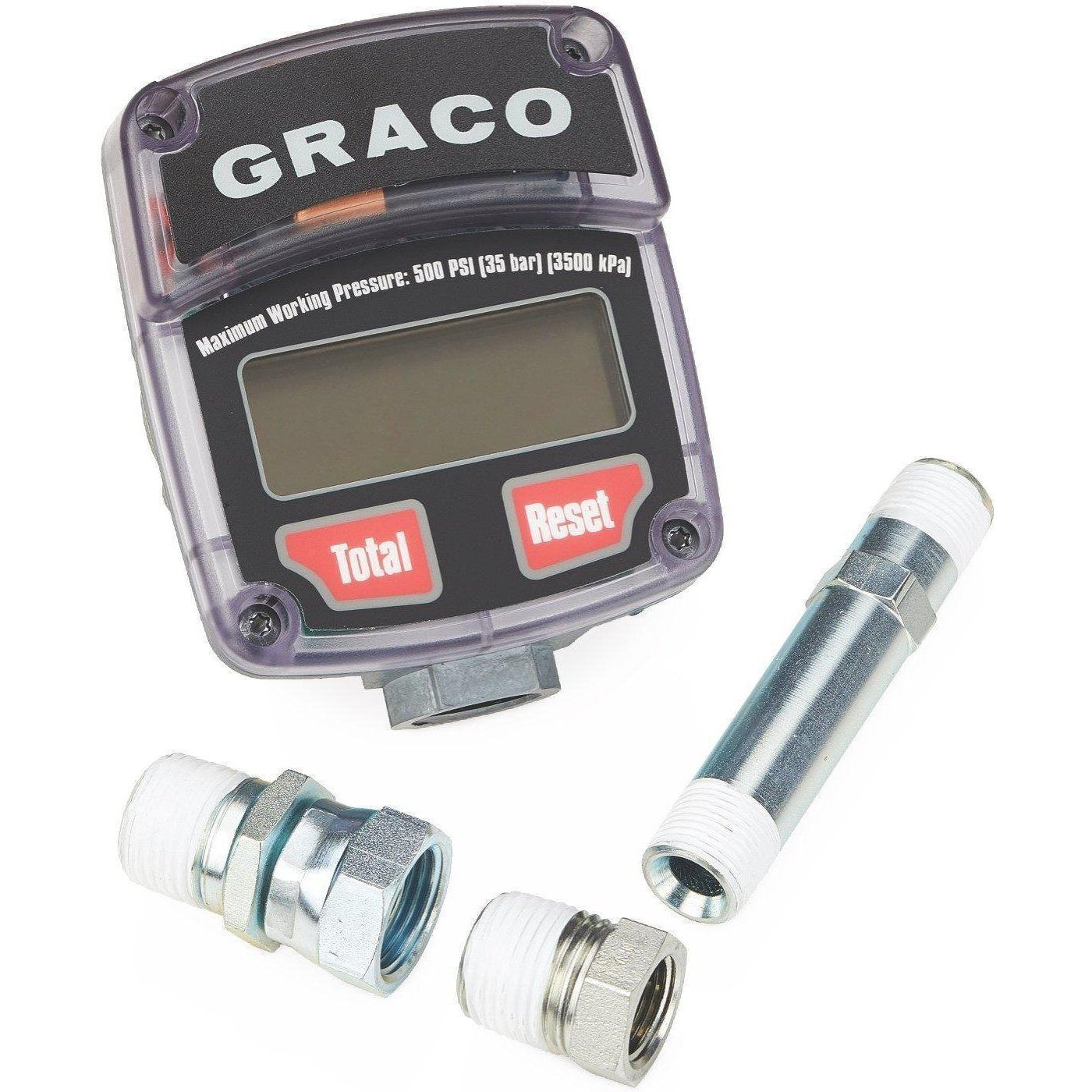Graco 239706 Meter Kit For Adding Im5 Electronic Totalizing Meter To Dispensevalve. Reads In Gallons, Quarts, Pints And Liters. - Fireball Equipment Ltd.