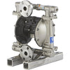 Husky 1050 (Vertical Outlet) SS Pump, Remote AL Center Section, SS Seats, SP Balls & SP Diaphragm