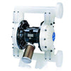 Husky 1590 Polypropylene (1-1/2" Npt) Standard Pump, Aluminum Center Section, Pvdf Seats, Ptfe Balls & Ptfe Diaphragm