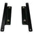 9906-0025-Pair Of External Mtg. Brackets For Trap. Frame (P20A-01500) W/Hardware; Black Powder Coat-Order-Online-Fireball-Equipment