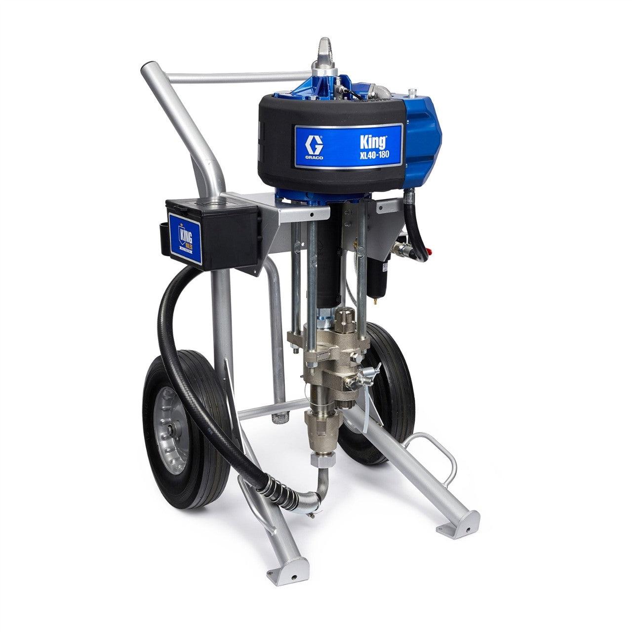 Heavy-Duty Cart Mounted AA Spray Package with 40:1 Mix Ratio and XL Air Motor with DataTrak