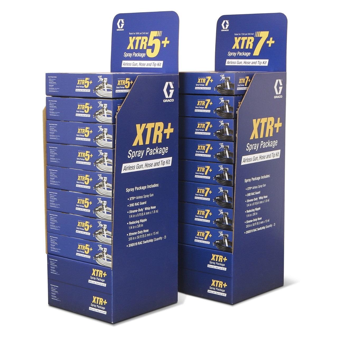 XTR5+ Gun, Hose and Tip Kit, 8-pack of 26C962 with Display Stand