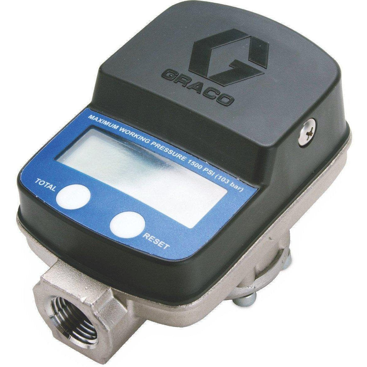 Graco 247453 Sdi15 Med/High Pressure, Med/High Flow In-Line Meter For Petroleum- And Synthetic-Based Oils, Anti-Freeze, Windshield Washer Fluid - Fireball Equipment Ltd.